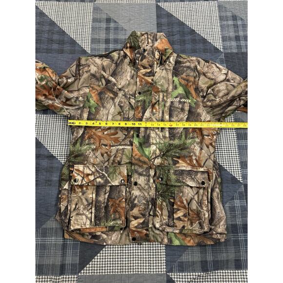 Vintage 90s Can-Am Camo Jacket MENS G/L Hunting Outdoor Fishing Water Repellent - Picture 7 of 12